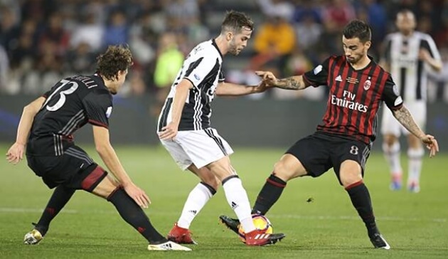 AC Milan gặp Juventus tại Doha năm 2017
