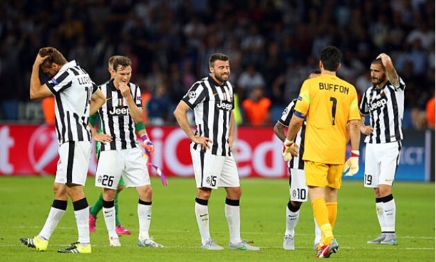 Juventus thất bại ở Champions League 2015