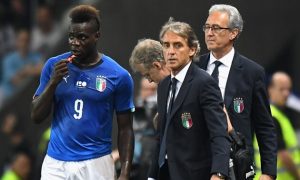 Mario Balotelli và Roberto Mancini